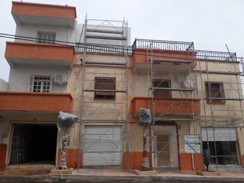 طلاء الواجهات الخارجية Facade monocouche
