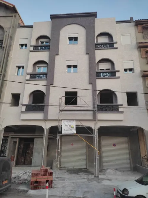 Facade monocouche تهيئة و طلاء الواجهات الخارجية 