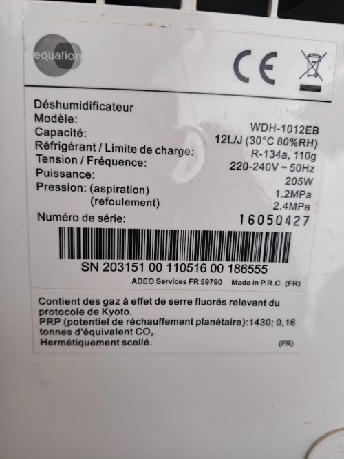 Déshumidificateur