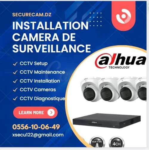 Installation De Camera De Surveillance Dahua Hikvision