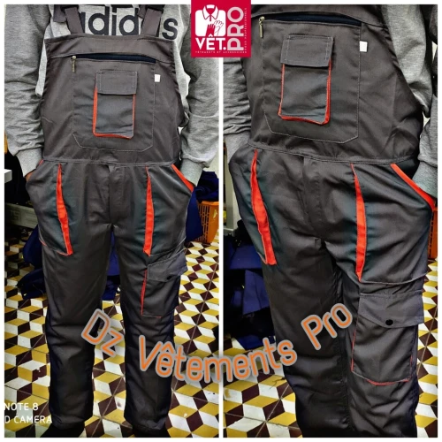 Tenue de travail , combinaison, chaussures de sécurité, gants , casque