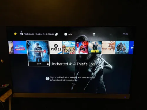 ps4 pro version 9:00 avec ça boite 