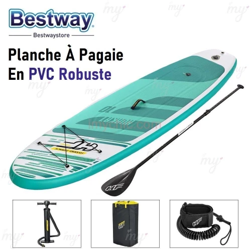 Planche À Pagaie Gonflable Avec Pompe À Main Et Sac À Dos Bestway Hydro-Force HuaKa i 65346