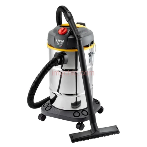 Aspirateur 1600W Pour Nettoyage Sec/Humide Avec Cuve 30L En Inox Et Moteur Silencieux
