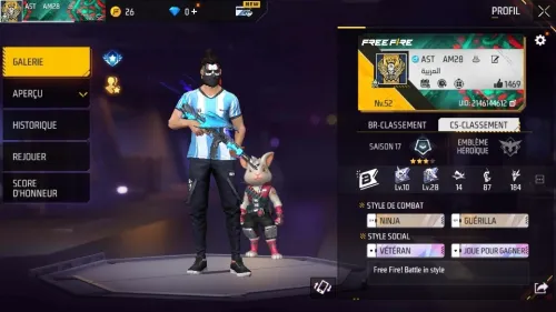 Compte Free Fire