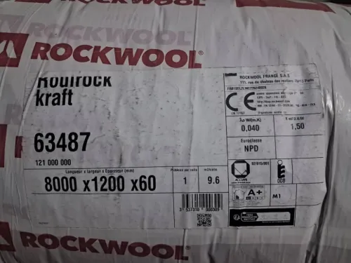 Laine de roche rock wool 60mm