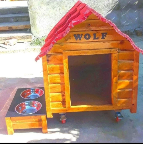 niche et cage pour chien منزل كلاب 