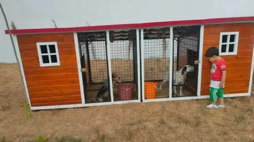 niche et cage pour chien منزل كلاب 