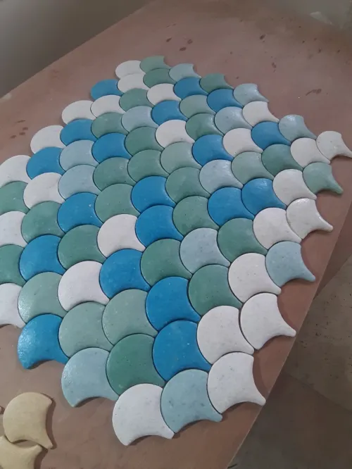 Mosaïque 3d piscine