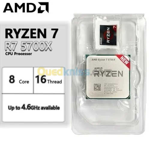 CPU AMD RYZEN 7 5700X TRAY