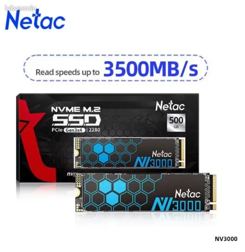 SSD NETAC NVME M2 500GB