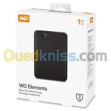 DISQUE DUR EXTERNE WD Elements Portable 1TB