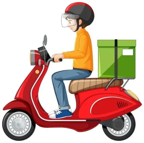 Livreur moto