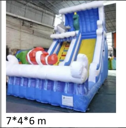 Toboggan gonflable