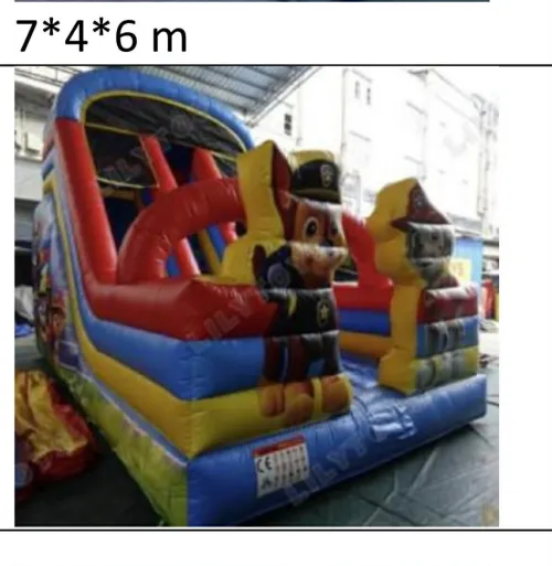 Toboggan gonflable