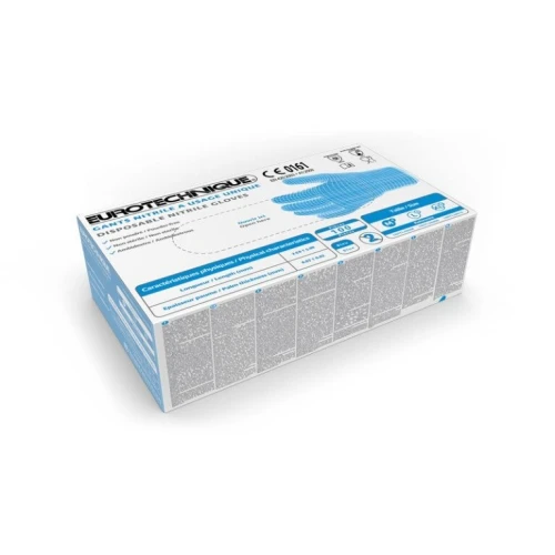 Gant BLUE NITRILE 35 non poudrée
