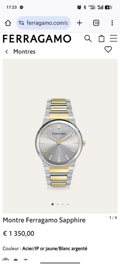 Montre salvatore ferragamo