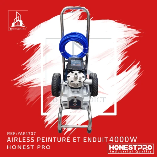 Airless peinture et enduit 4000W 16L/min HonestPro