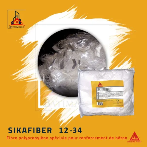 FIBRE POLYPROPYLÈNE - Sika Fibre 12-34 600G