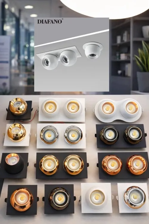 Spot led encastré orientable design boule 9W/18W