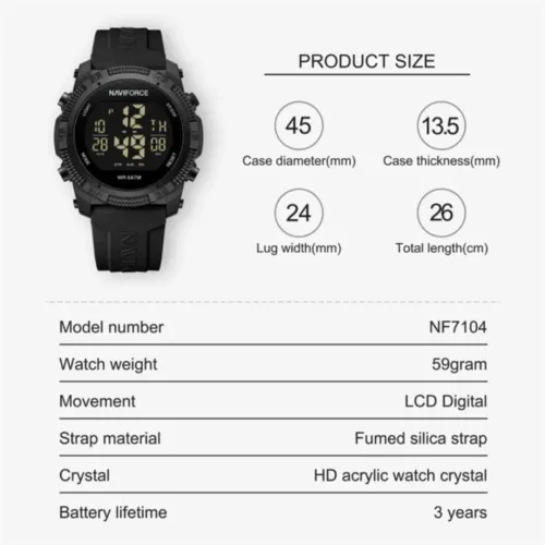 Naviforce 7104 Original (Livraison GRATUITE)