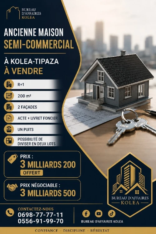 Vente Villa Tipaza Kolea