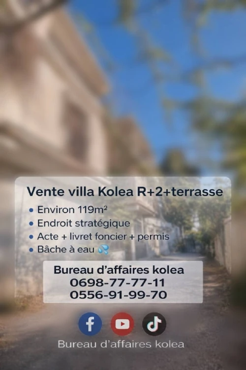 Vente Villa Tipaza Kolea