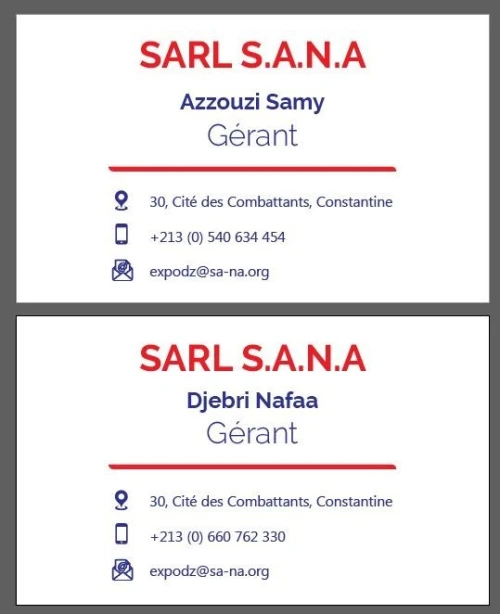 carte visite