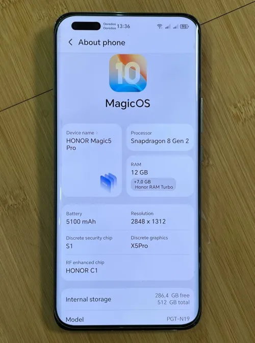 Honor Magic 5 pro global CE/UK 512gb