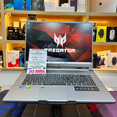 ACER PREDATOR TIRITION 500 SE I7 11800H NVIDIA RTX 3080 32GB RAM 2TB SSD ECRAN WQHD 165HZ
