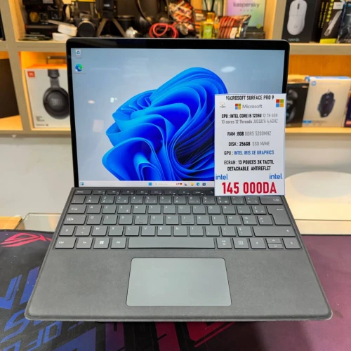 MICROSOFT SURFACE PRO 9 I5 1235U 8GB RAM 256GB SSD ECRAN 3K TACTIL DETACHABLE 
