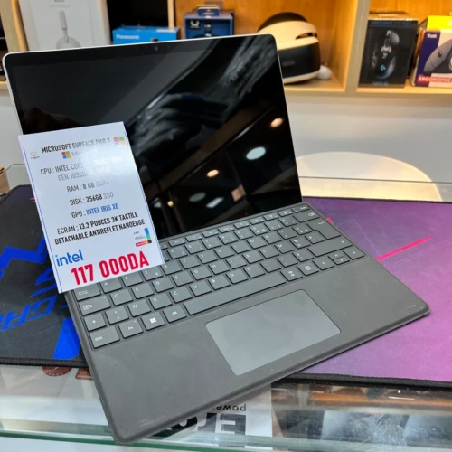MICROSOFT SURFACE PRO 8 I5 11TH GEN 8GB RAM 256GB SSD CLAVIER +STYLET
