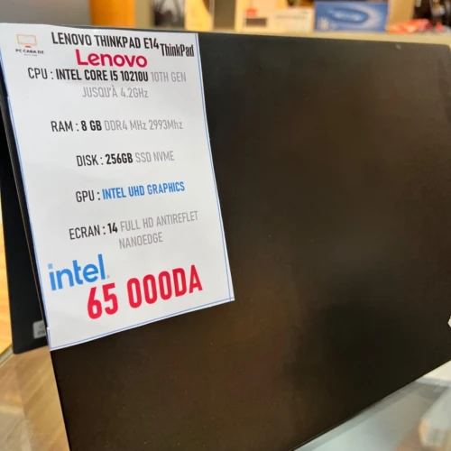 LENOVO THINKPAD E14 I5 10TH GEN 8GB RAM 256GB SSD