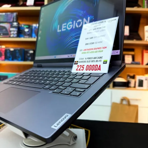 LENOVO LEGION 14 RYZEN 7 HS 8COEUR NVIDIA RTX 4050 16GB RAM 512GB SSD ECRAN OLED 100%DCI-P3 240HZ