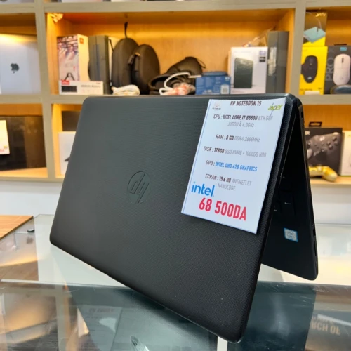 HP NOTEBOOK 15 I7 8TH GEN 8GB RAM 128GB SSD+1TB HDD