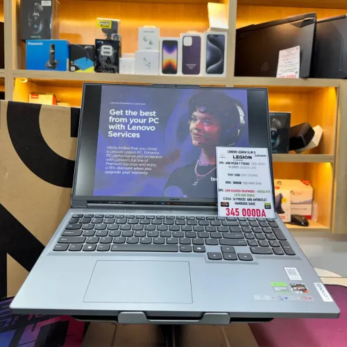 LENOVO LEGION SLIM 5 AMD RYZEN 7 7735HS NVIDIA RTX 4070 16FB RAM 512GB SSD ECRAN QHD 165HZ