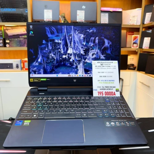 ACER PREADTOR HELIOS 300 CORE I7 12700H 16GB 512SSD 15.6'' FHD 165HZ
