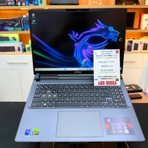 MSI VECTOR 16 HX A13V i9 13980HX 32GB RAM1TB SSD  RTX 4080 12GBVRAM 16" 144HZ