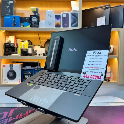 ASUS PROART P16 AMD RYZEN 9 HX 370W AI NVIDIA RTX 4070 32GB RAM 1TB SSD ECRAN 4K OLED + ASUS PEN 2.0