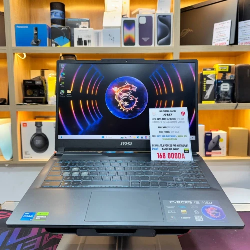 MSI CYBORG 15 I5 12450H NVIDIA RTX 3050 6GB VRAM 16GB RAM 512GB SSD ECRAN 144HZ