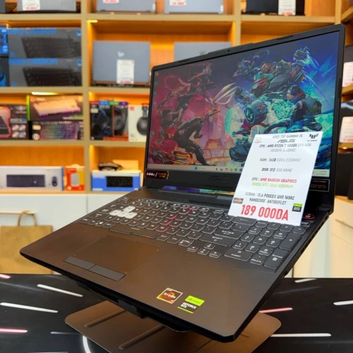 ASUS TUF GAMING 15 RYZEN 7 5800H 16GB 512SSD RTX 3060 6GBVRAM 15.6'' 165HZ