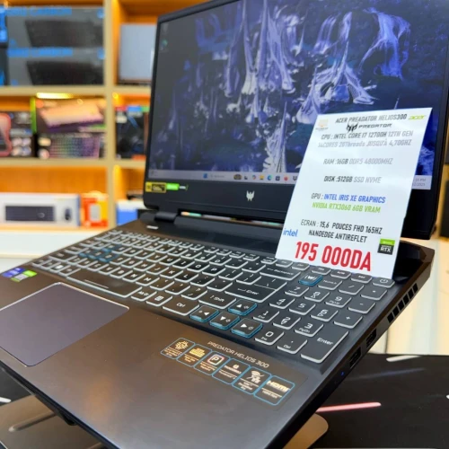 ACER PREADTOR HELIOS 300 CORE I7 12700H 16GB 512SSD 15.6'' FHD 165HZ