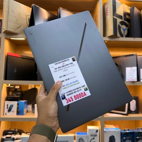 ASUS ROG ZEPHYRUS G16 INTEL CORE ULTRA 7 155H NVIDIA RTX 4060 16GB RAM 512GB SSD  OLED 100%DCI-P3