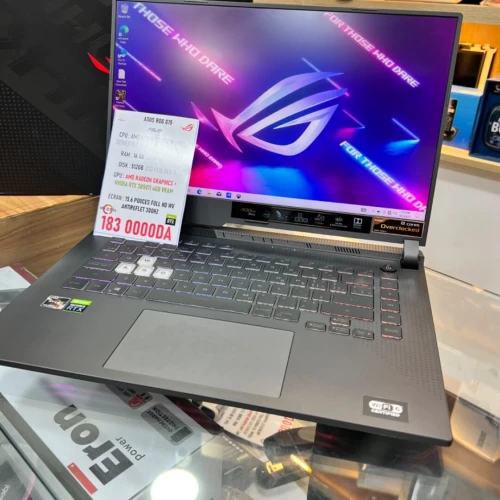 ASUS ROG STRIX G15 AMD RYZEN 9 5900HX NVIDIA RTX 3050TI 16GB RAM 512GB SSD ECRAN 300HZ 