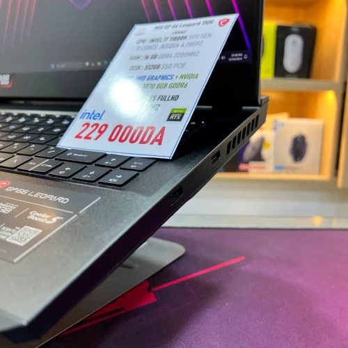 MSI GP66 I7 11800H NVIDIA RTX 3070 16GB RAM 512GB SSD NEUF SOUS EMBALLAGE 