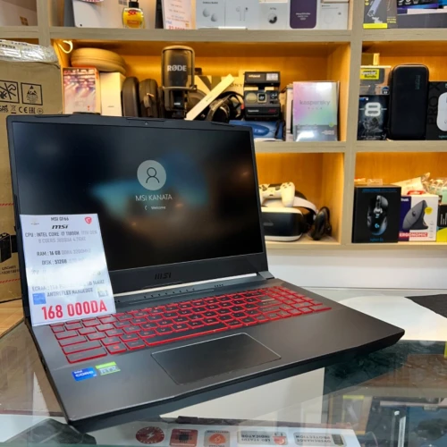 MSI GF66 I7 11800H NVIDIA RTX 3050 16GB RAM 512GB SSD ECRAN 144HZ