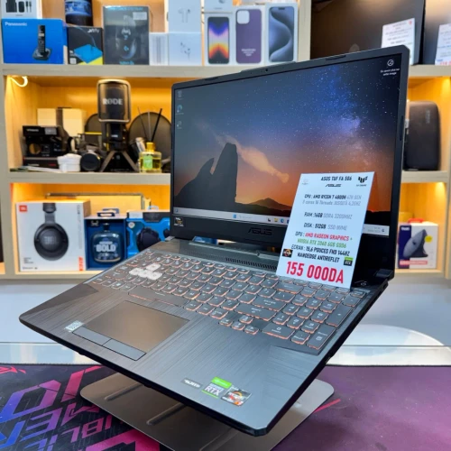 ASUS TUF FA 506 AMD RYZEN 7 4800H NVIDIA RTX 2060 16GB RAM 512GB SSD  ECRAN 144HZ 