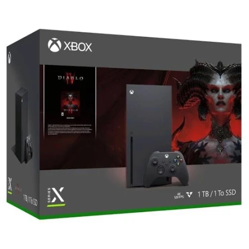 XBOX SERIE X PACK DIABLO IV 4 1TB STOCKAGE NEUF