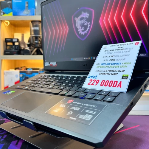 MSI GP66 I7 11800H NVIDIA RTX 3070 16GB RAM 512GB SSD NEUF SOUS EMBALLAGE 