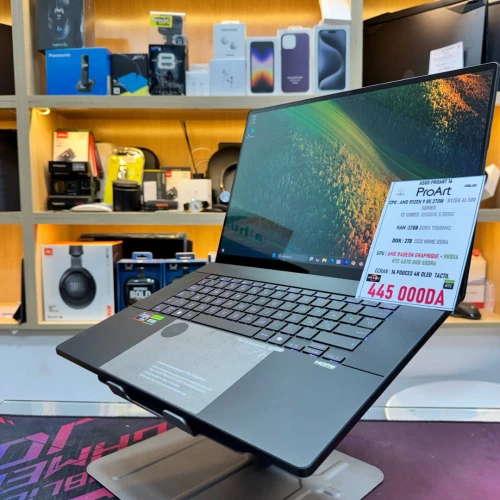ASUS PROART P16 AMD RYZEN 9 HX 370W AI NVIDIA RTX 4070 32GB RAM 1TB SSD ECRAN 4K OLED + ASUS PEN 2.0